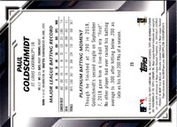 2019 Bowman Platinum Paul Goldschmidt #25