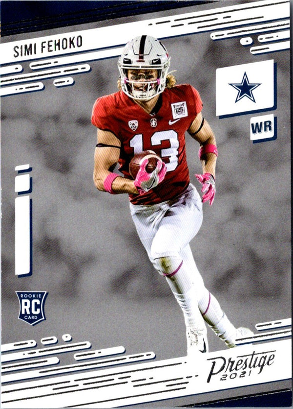 2021 Panini Prestige Simi Fehoko #286 Rookie