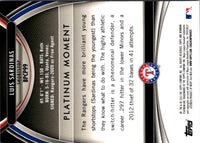 2013 Bowman Platinum Prospects Luis Sardinas #BPP99