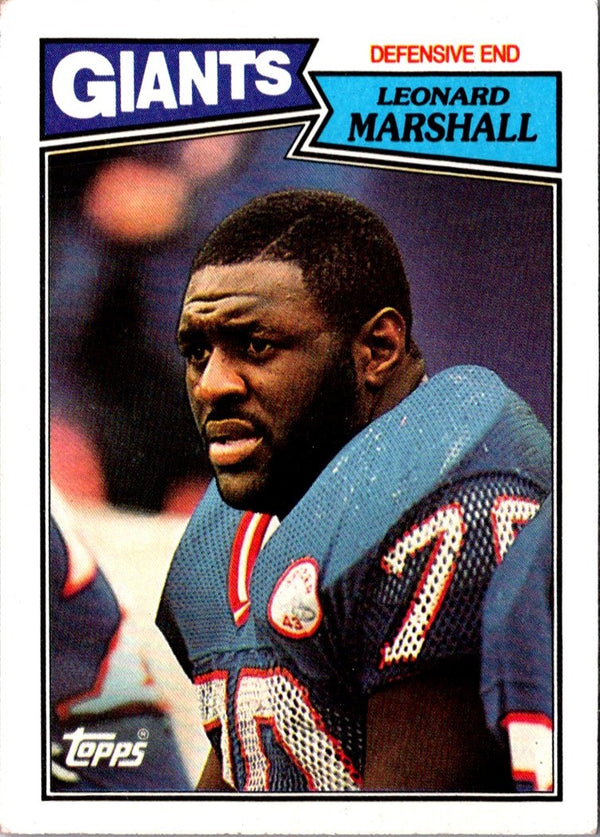 1987 Topps Leonard Marshall #23