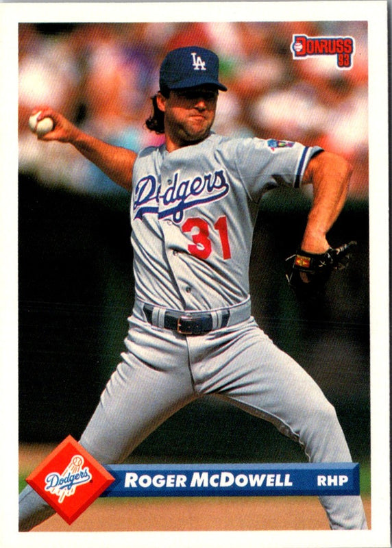 1993 Donruss Roger McDowell #350