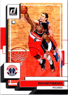 2022 Donruss Holo Laser Red/Gold Rui Hachimura #86