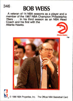 1990 Hoops Bob Weiss #346
