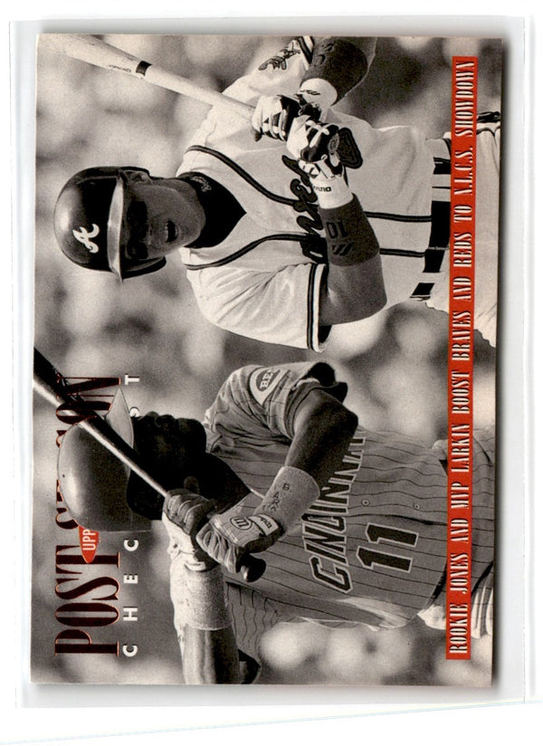 1996 Upper Deck Chipper Jones/Barry Larkin #219