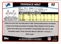 2006 Topps Terrence Holt #92