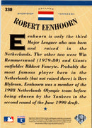 1996 Collector's Choice Robert Eenhoorn