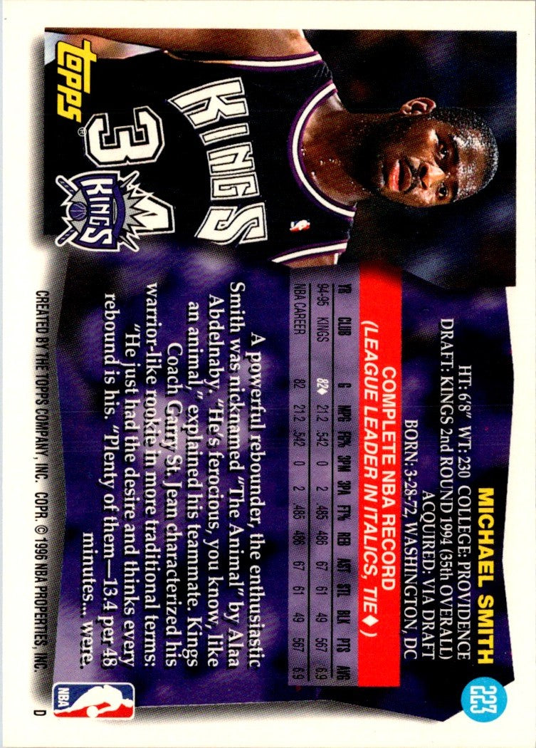 1995 Topps Michael Smith