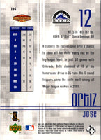 2002 Upper Deck Ballpark Idols Jose Ortiz #196