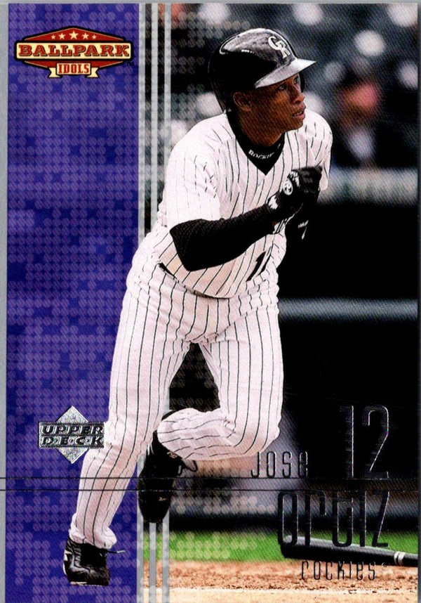 2002 Upper Deck Ballpark Idols Jose Ortiz #196