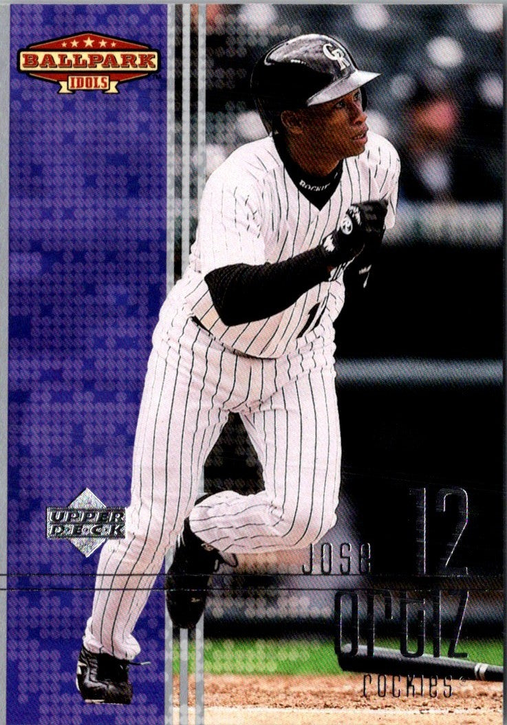 2002 Upper Deck Ballpark Idols Jose Ortiz