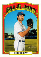 2021 Topps Heritage Red Robbie Ray #358