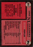 1989 Topps Ryne Sandberg #387