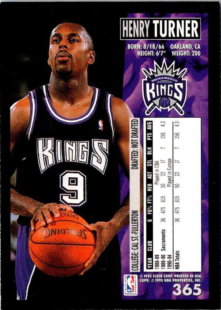1994 Fleer Henry Turner