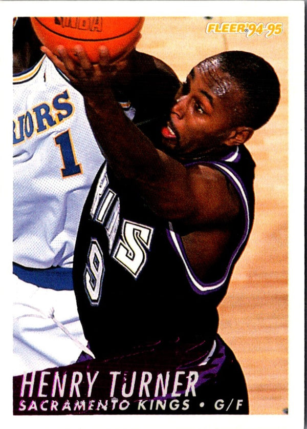 1994 Fleer Henry Turner #365 Rookie