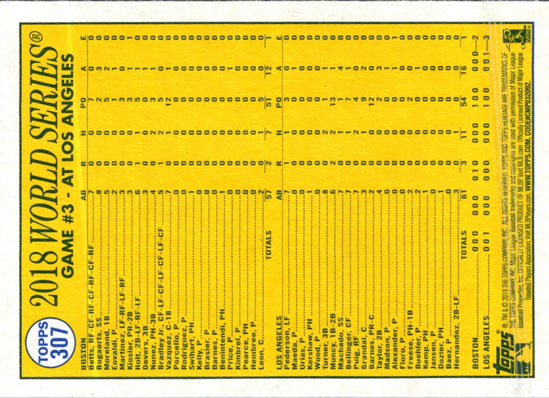 2019 Topps Heritage Muncy Ends Marathon Game with Walk-Off Homer!