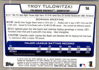 2012 Bowman Chrome Troy Tulowitzki #56