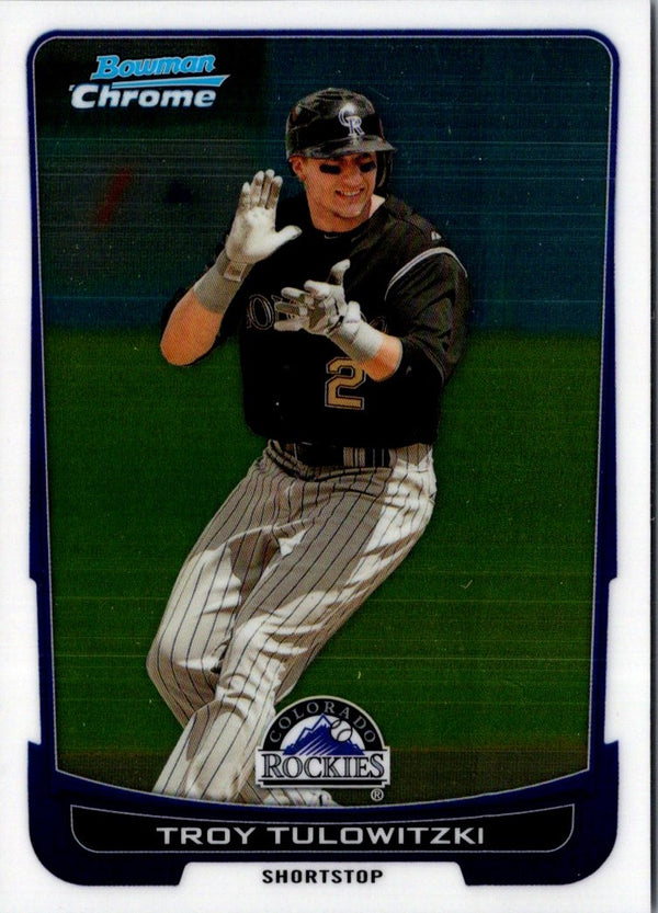 2012 Bowman Chrome Troy Tulowitzki #56