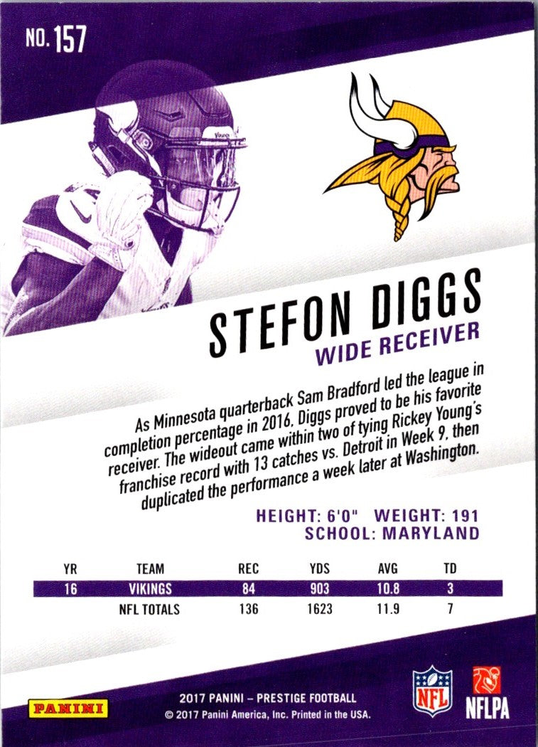 2017 Panini Prestige Stefon Diggs