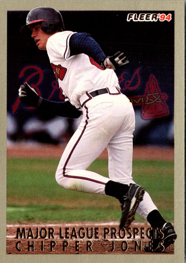 1994 Fleer Major League Prospects Chipper Jones #18