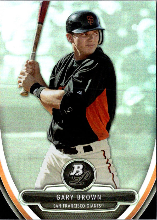 2013 Bowman Platinum Prospects Gary Brown #BPP78