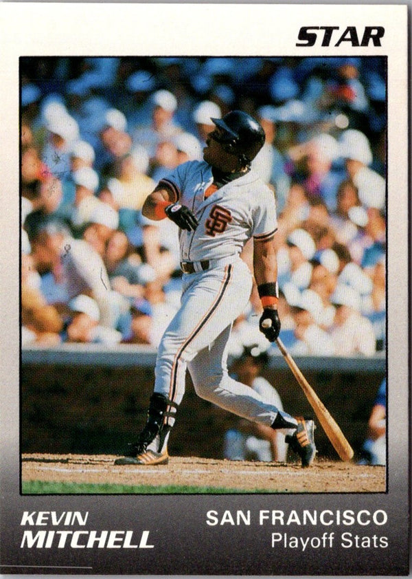 1989 Star Kevin Mitchell / Will Clark Kevin Mitchell #6