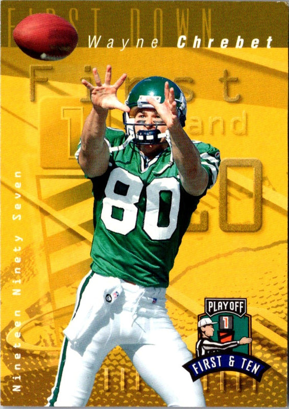 1997 Playoff First & Ten Wayne Chrebet #129