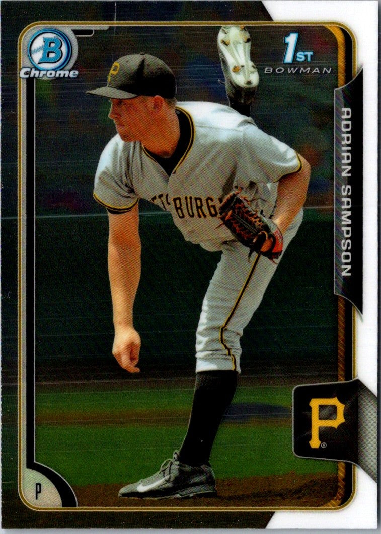 2015 Bowman Chrome Prospects Adrian Sampson