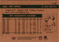 2001 Fleer Tradition Glossy Mo Lewis #113