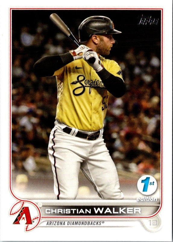2022 Topps 1st Edition Christian Walker #75