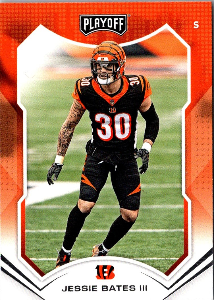 2021 Panini Playoff Red Zone Jessie Bates III