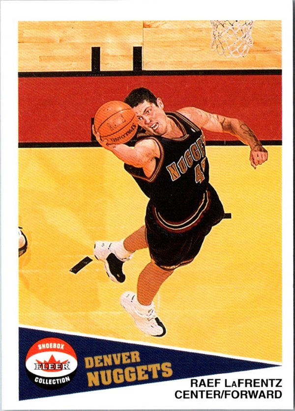 2001 Fleer Shoebox Raef LaFrentz #39