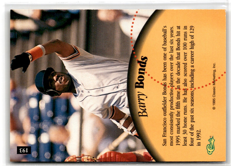 1995 Score Gold Rush Barry Bonds