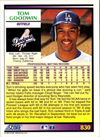1992 Score Tom Goodwin #830