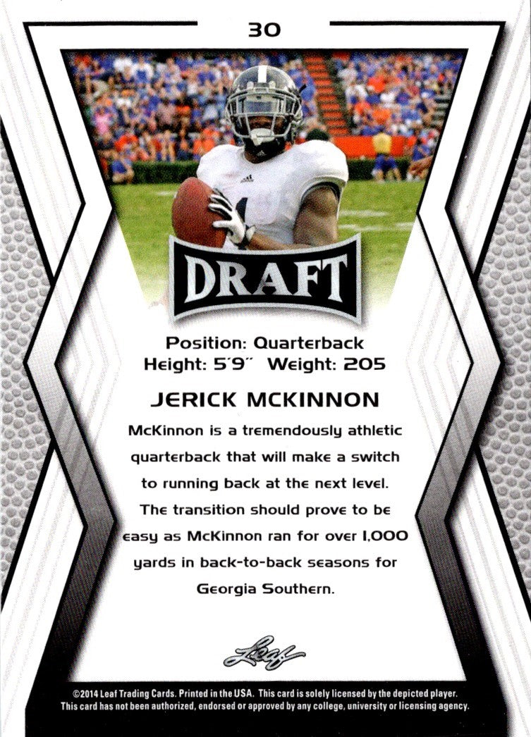 2014 Leaf Draft Jerick McKinnon