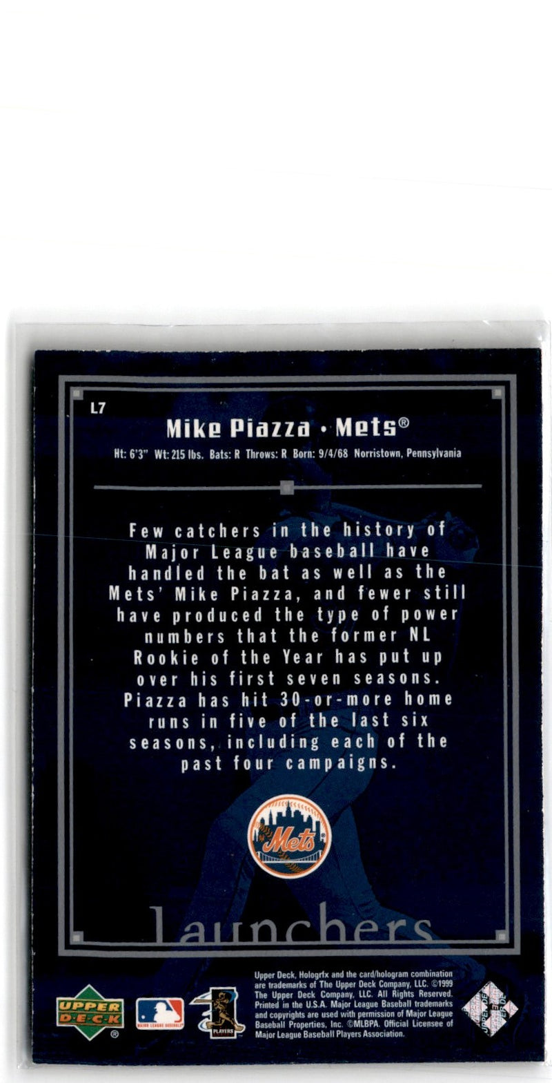 1999 Upper Deck HoloGrFX Launchers Mike Piazza