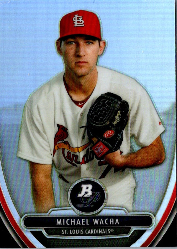 2013 Bowman Platinum Chrome Prospects Refractors Michael Wacha #BPCP91