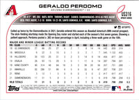 2022 Topps Update Geraldo Perdomo #US316