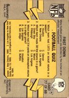 1982 Fleer Team Action NFL Team Highlights #77