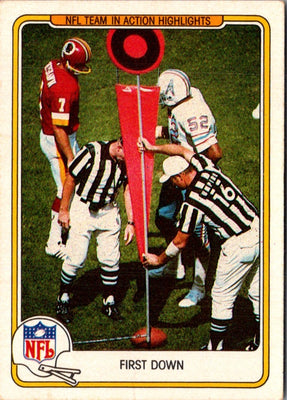 1982 Fleer Team Action NFL Team Highlights #77