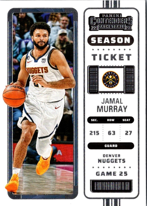 2022 Panini Contenders Season Ticket Jamal Murray #23