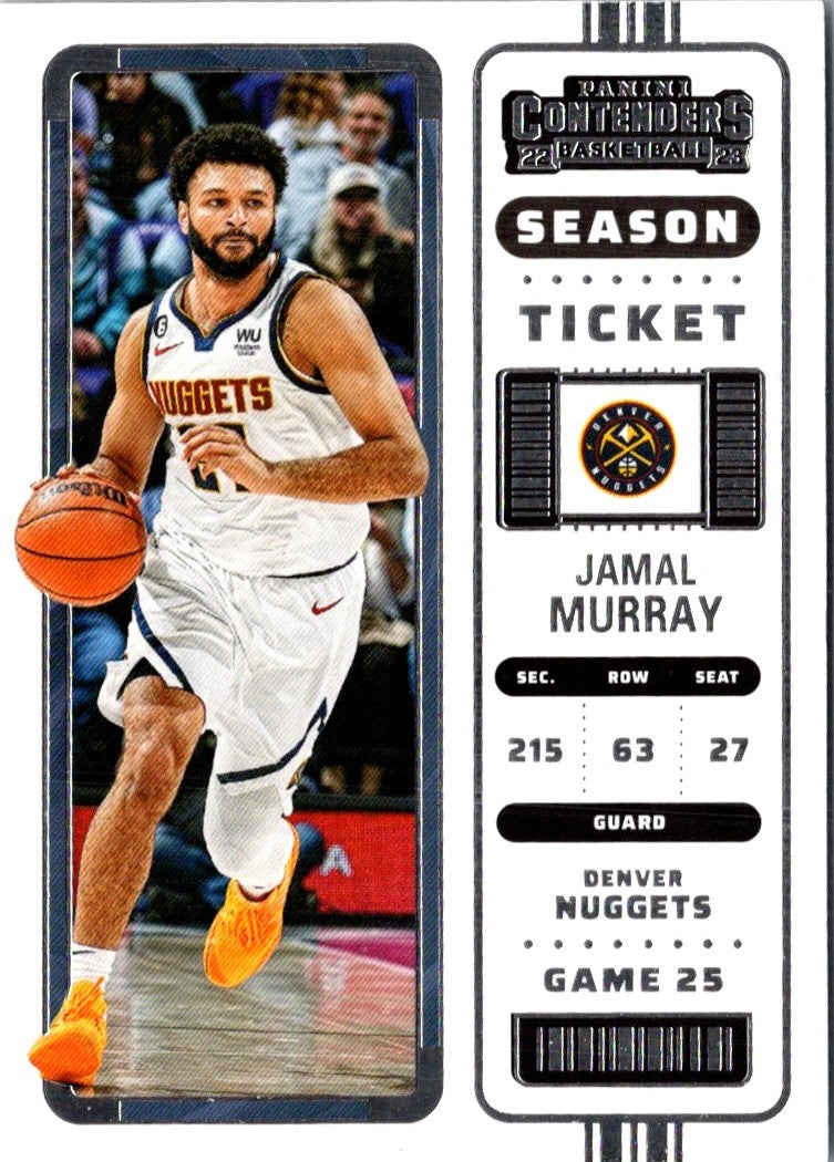 2022 Panini Contenders Season Ticket Jamal Murray