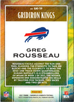 2021 Panini Chronicles Gridiron Kings Orange Greg Rousseau #GK-39