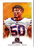 2021 Panini Chronicles Gridiron Kings Orange Greg Rousseau