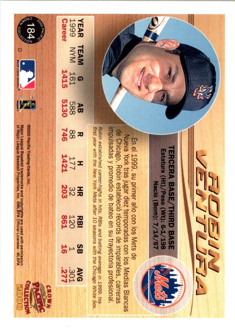 2000 Pacific Crown Collection Robin Ventura