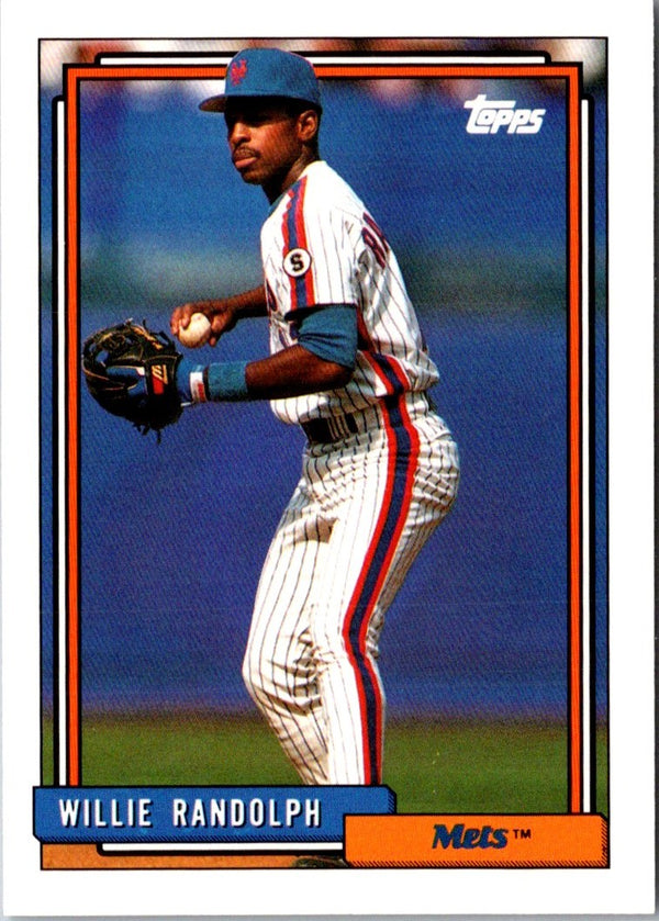 1992 Topps Traded Willie Randolph #90T