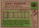 1984 Topps Jerry Robinson