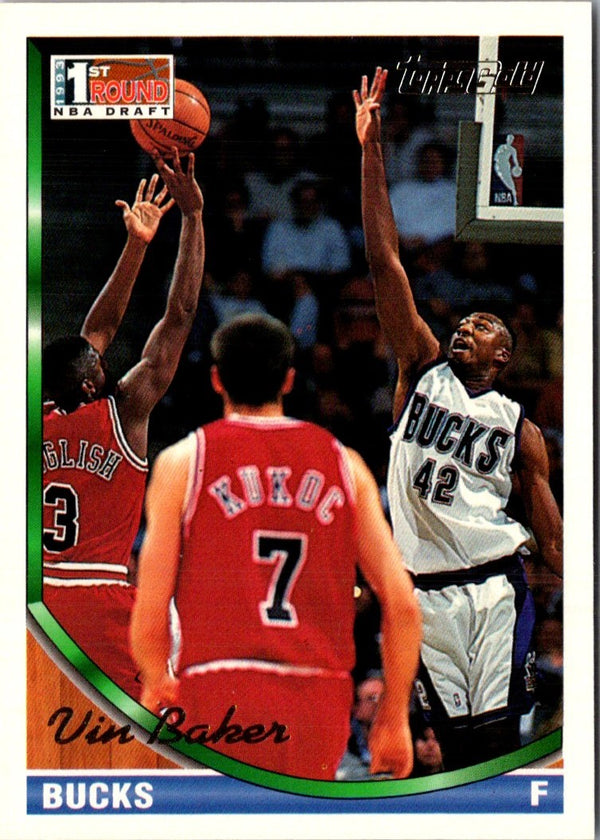 1993 Topps Vin Baker #306 Rookie