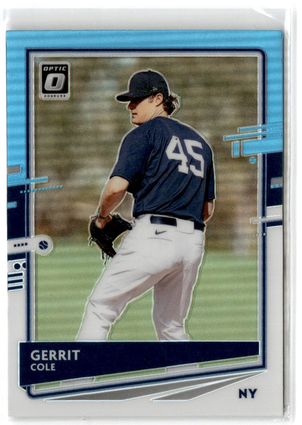 2020 Donruss Optic Carolina Blue and White Gerrit Cole #133