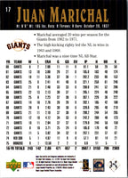 2001 Upper Deck Hall of Famers Juan Marichal #17