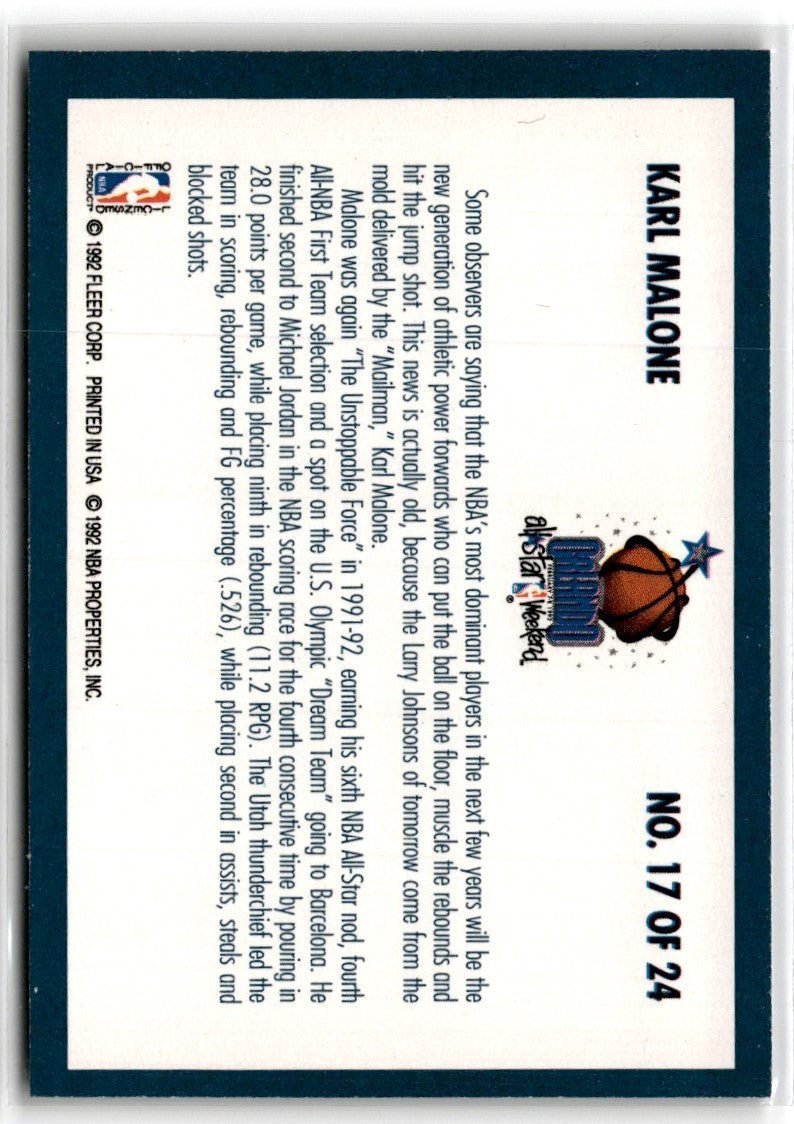 1992 Fleer All-Stars Karl Malone